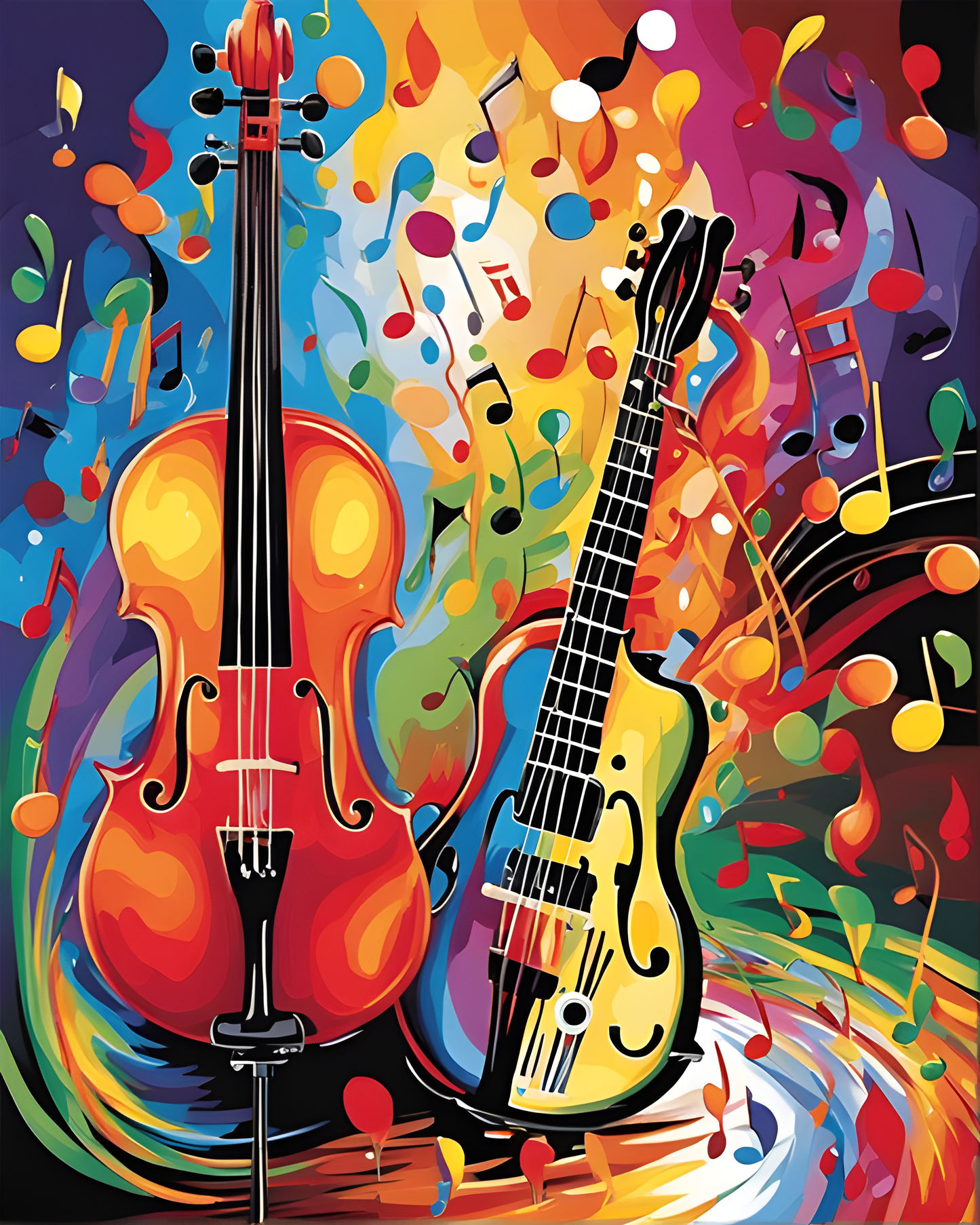 Musical ecstasy (5) - Van-Go Paint-By-Number Kit