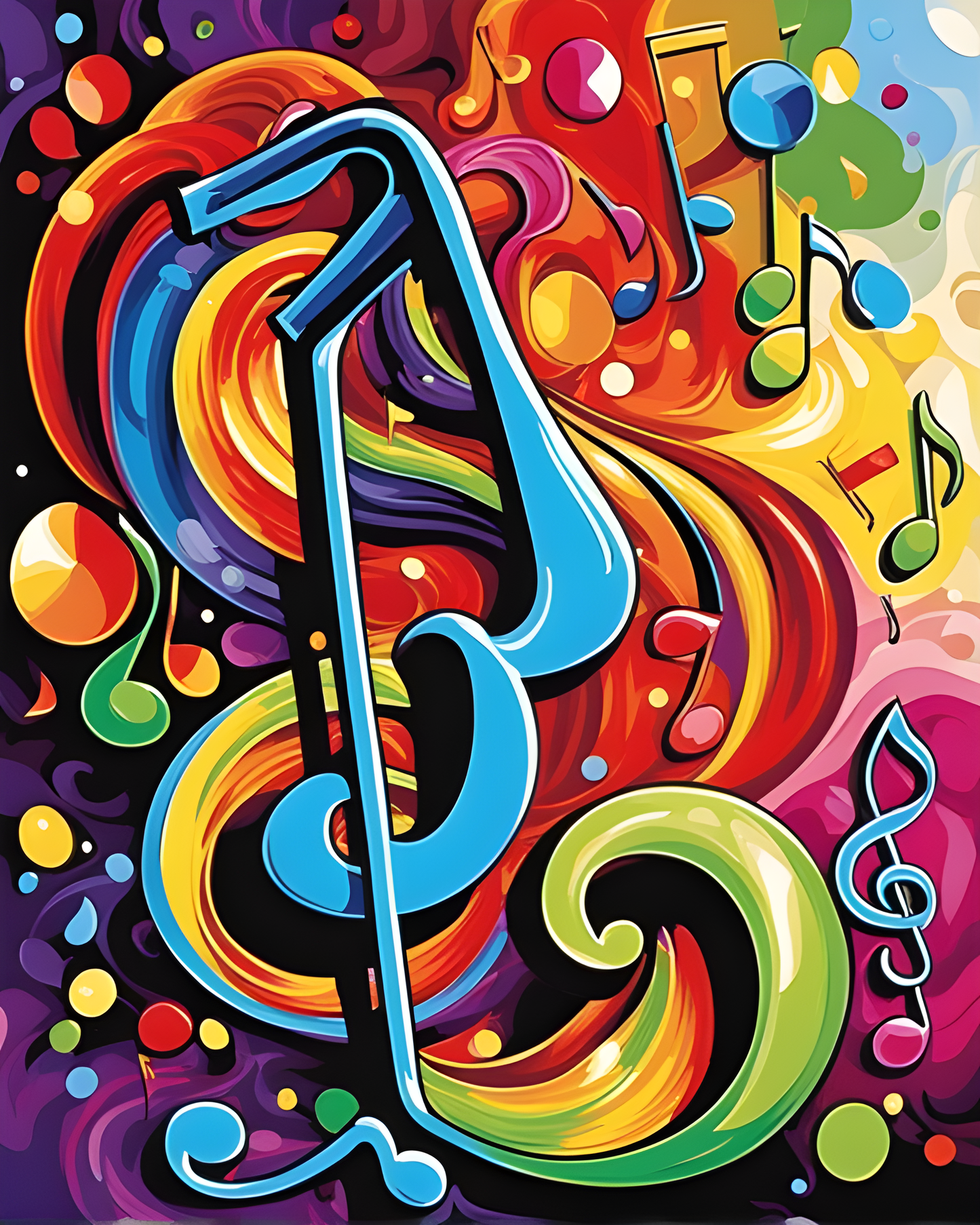 Musical ecstasy (8) - Van-Go Paint-By-Number Kit