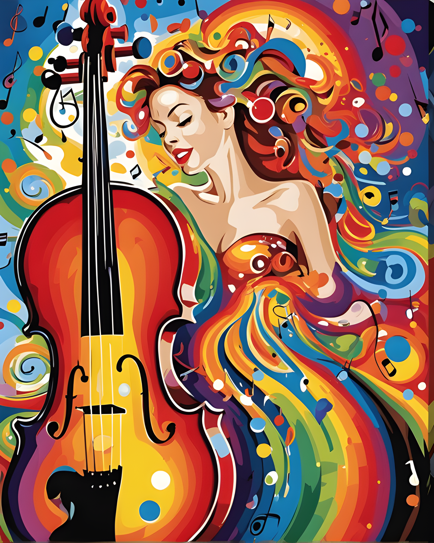 Musical ecstasy (4) - Van-Go Paint-By-Number Kit