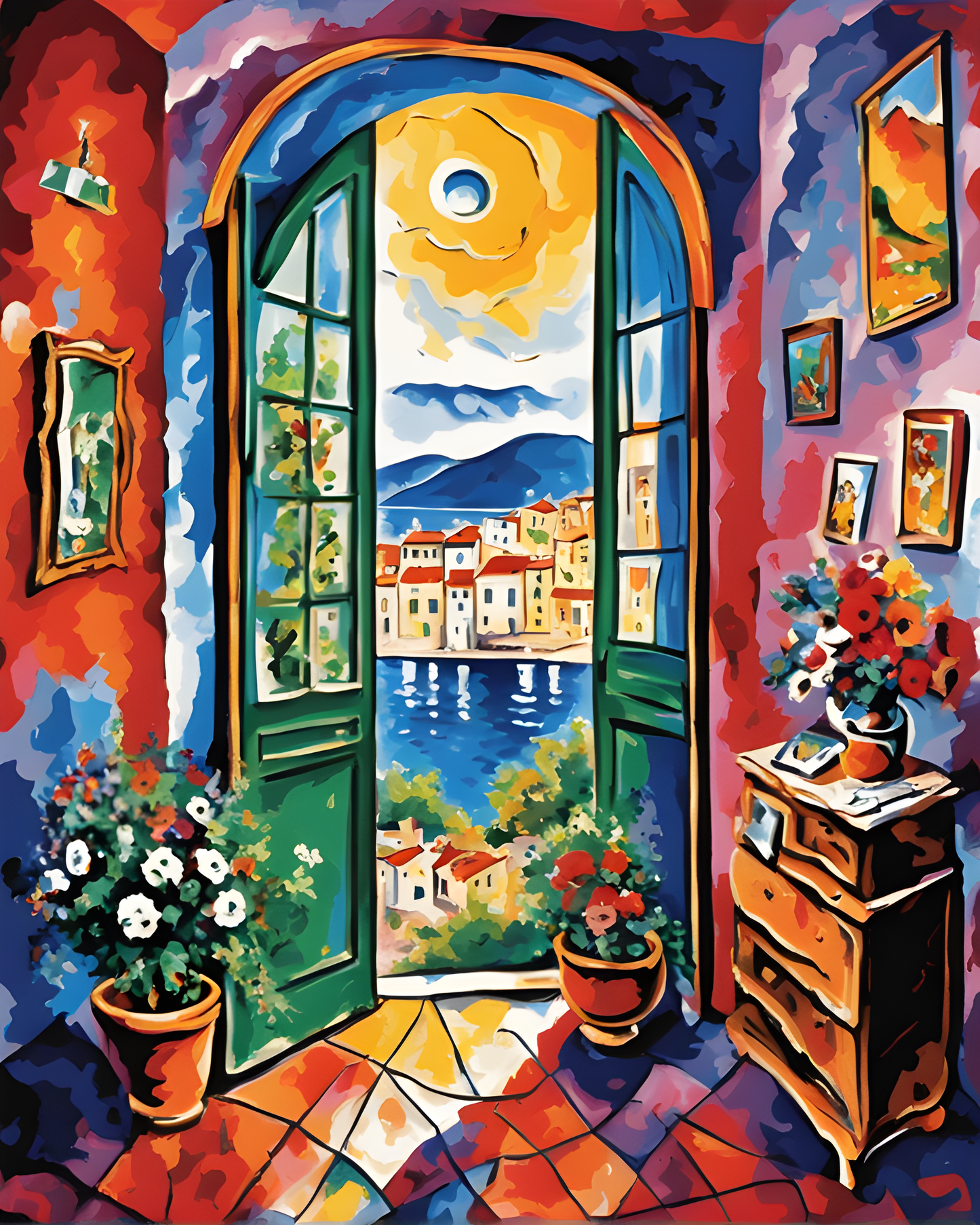 My Room in Ajaccio (1) - Van-Go Paint-By-Number Kit