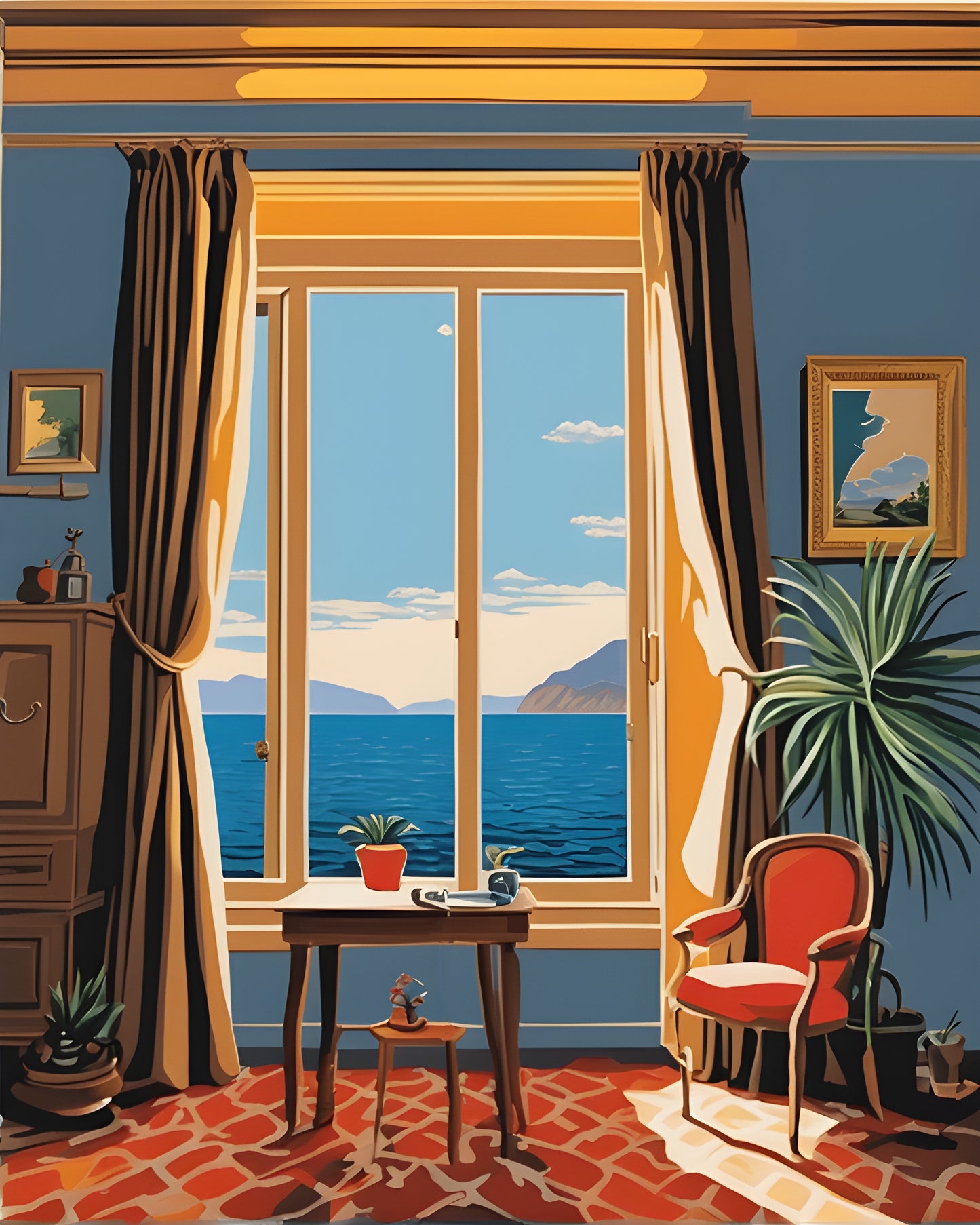 My Room in Ajaccio (3) - Van-Go Paint-By-Number Kit