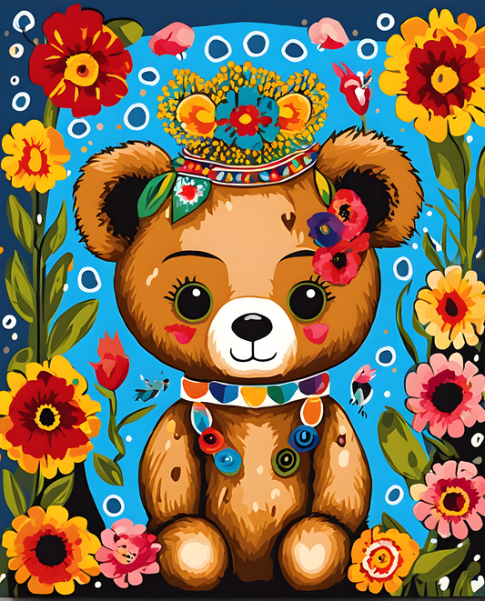 My Teddy Bear (1) - Van-Go Paint-By-Number Kit