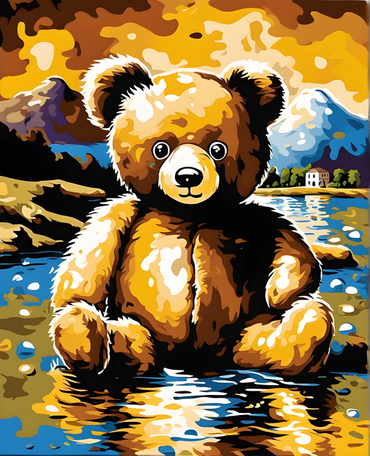 My Teddy Bear (4) - Van-Go Paint-By-Number Kit