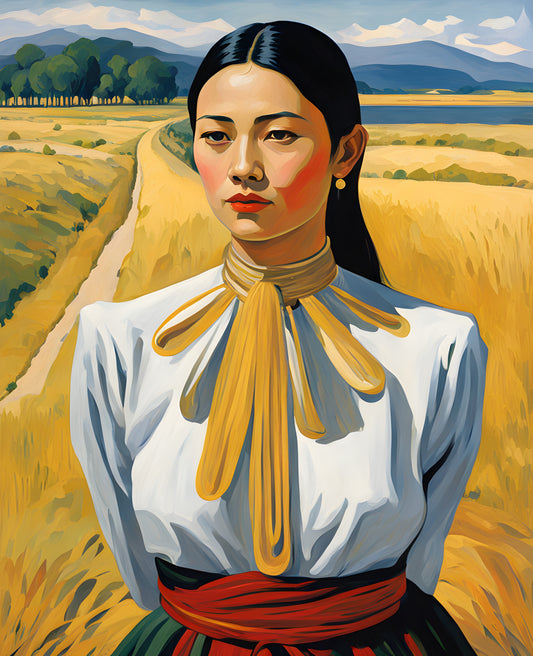 Myanmars Woman Collection PD (2) - Van-Go Paint-By-Number Kit