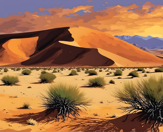 Amazing Places OD (197) - Namib Desert, Namibia - Van-Go Paint-By-Number Kit