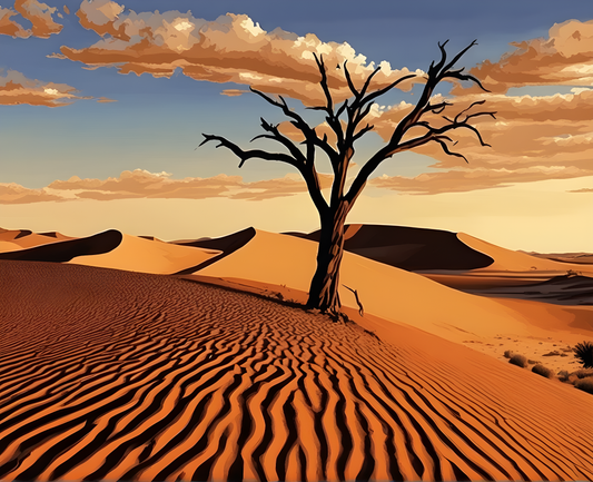 Amazing Places OD (198) - Namib Desert, Namibia - Van-Go Paint-By-Number Kit