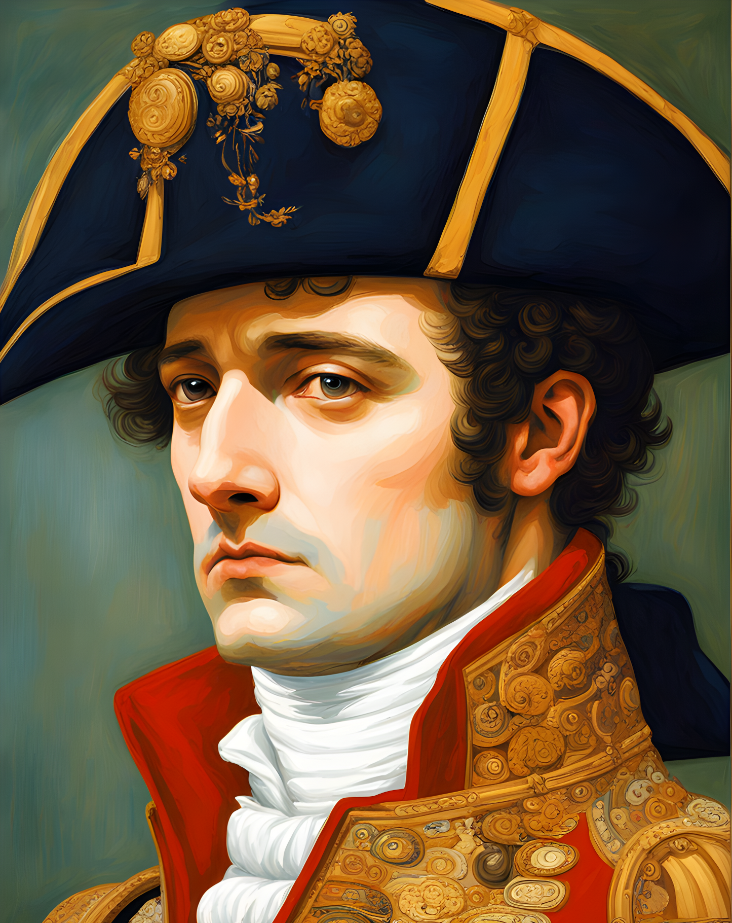 Napoleon Bonaparte Portrait (2) - Van-Go Paint-By-Number Kit