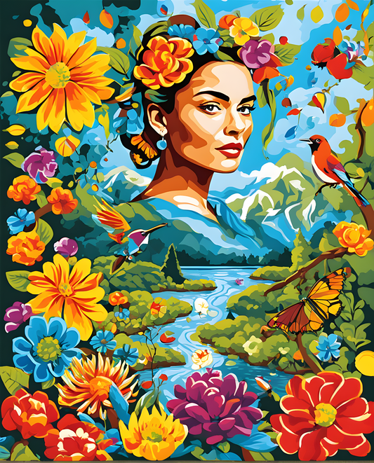 Nature Color Symphony (2) - Van-Go Paint-By-Number Kit