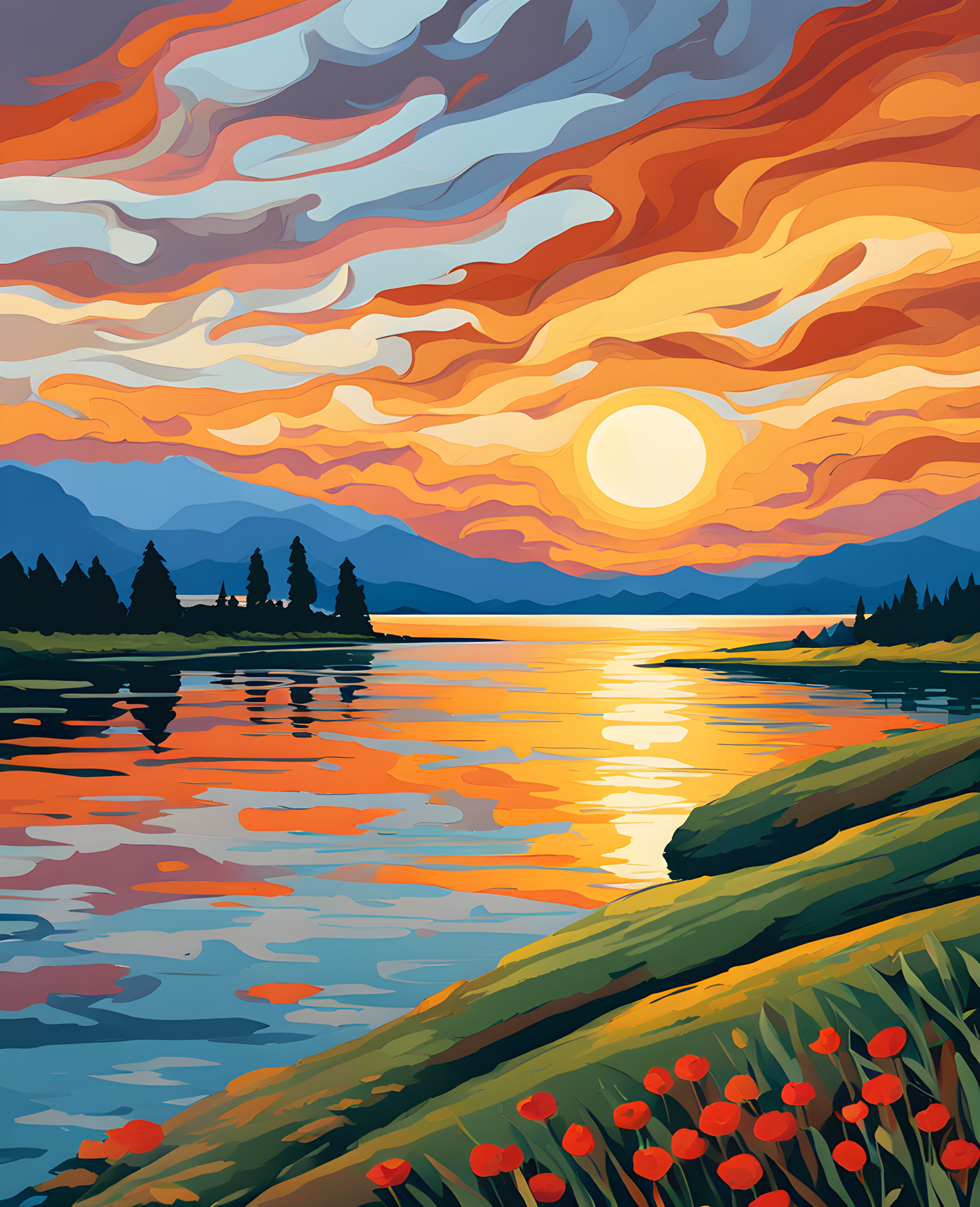 Natures Palette - Van-Go Paint-By-Number Kit