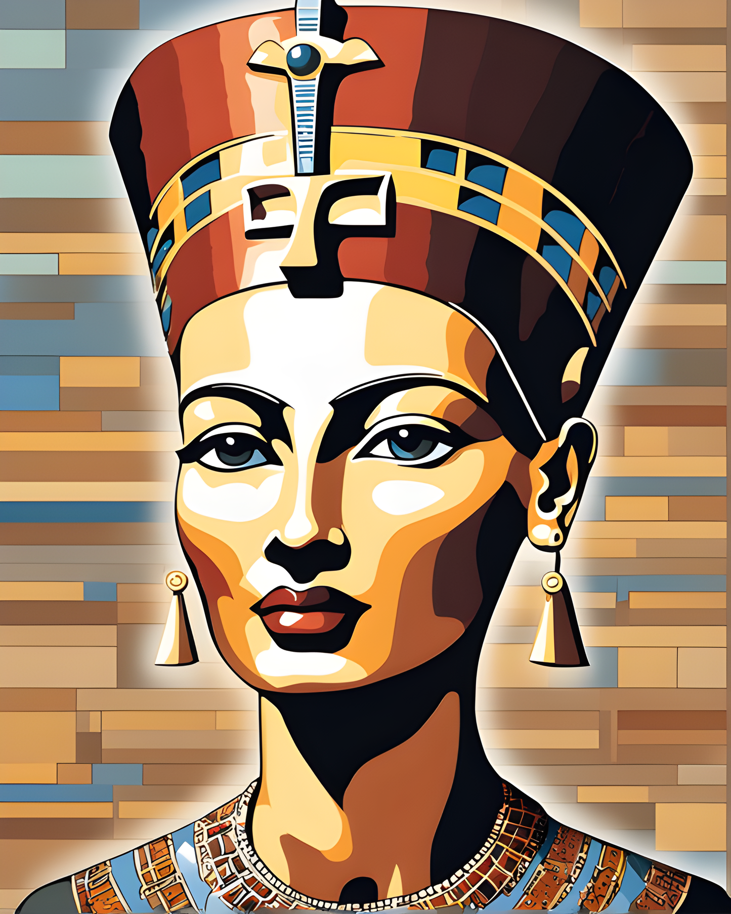 Nefertiti - (PD) (2) - Van-Go Paint-By-Number Kit