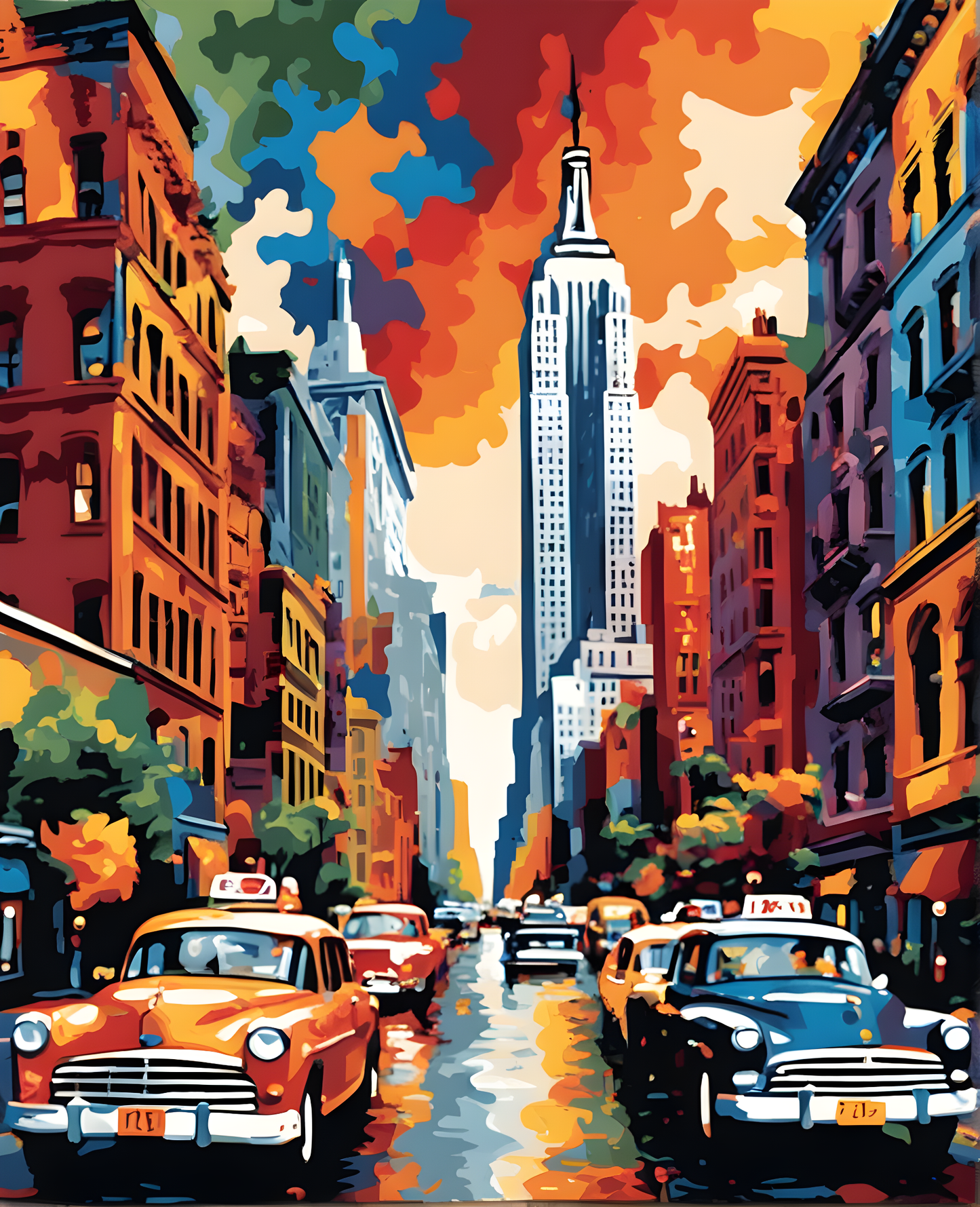 New York City (1) - Van-Go Paint-By-Number Kit