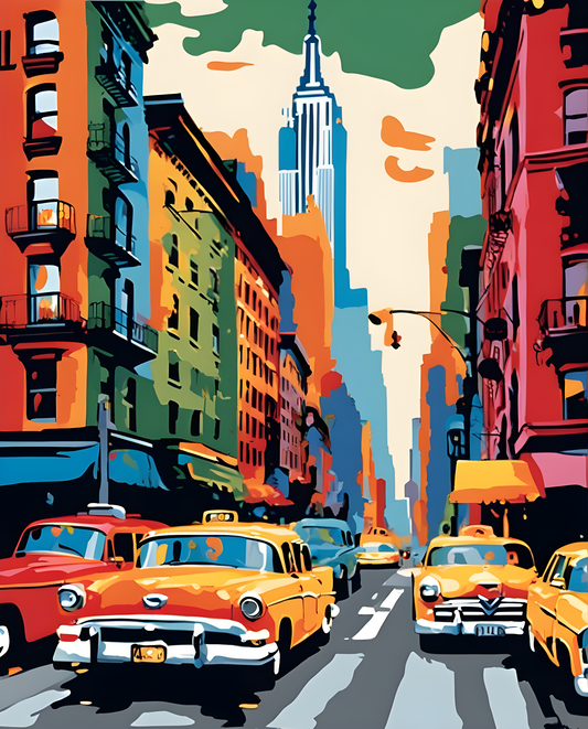 New York City (2) - Van-Go Paint-By-Number Kit