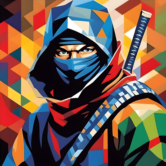 Ninja Collection (7) - Van-Go Paint-By-Number Kit