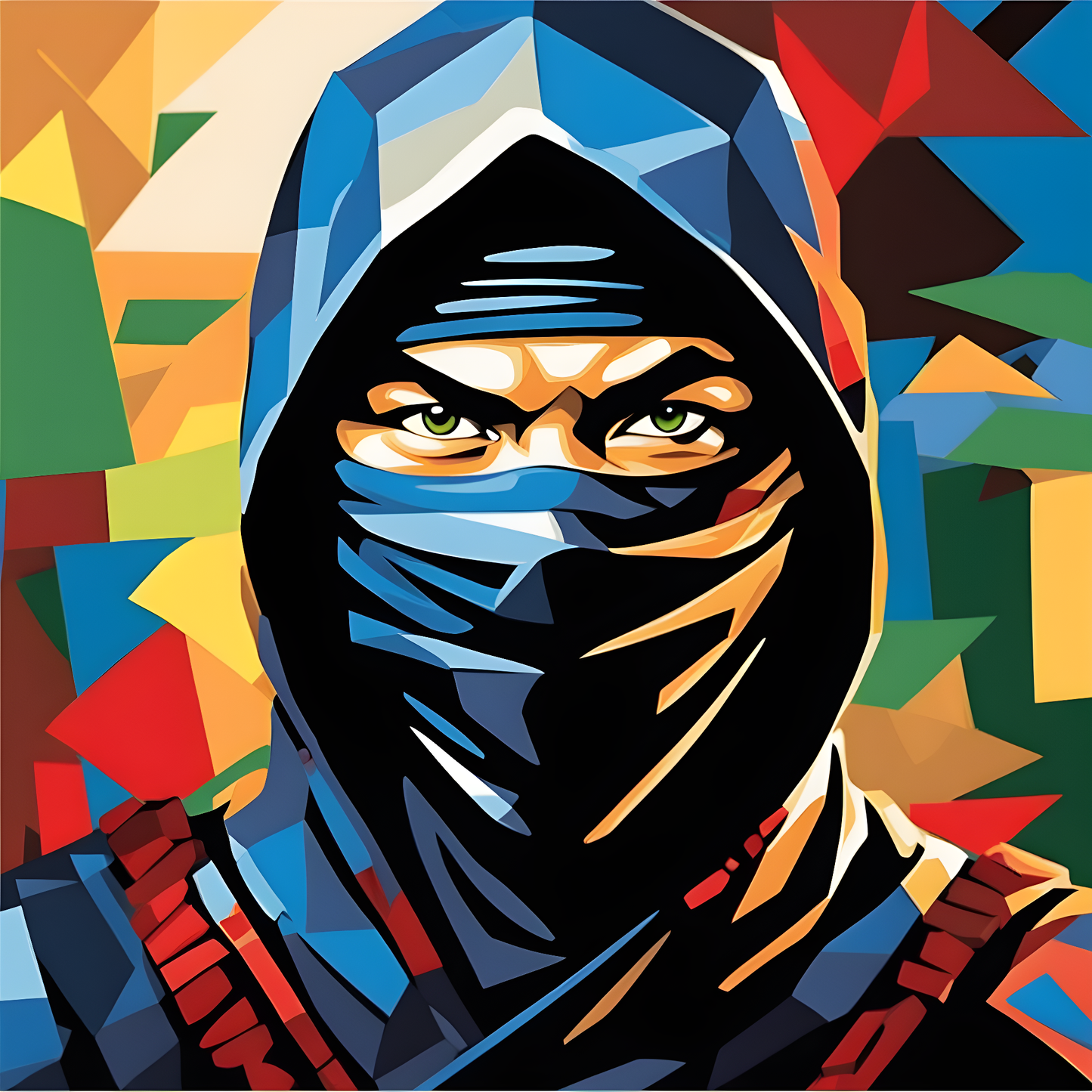 Ninja Collection (1) - Van-Go Paint-By-Number Kit