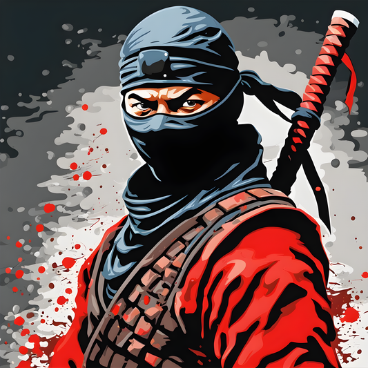 Ninja Collection (6) - Van-Go Paint-By-Number Kit