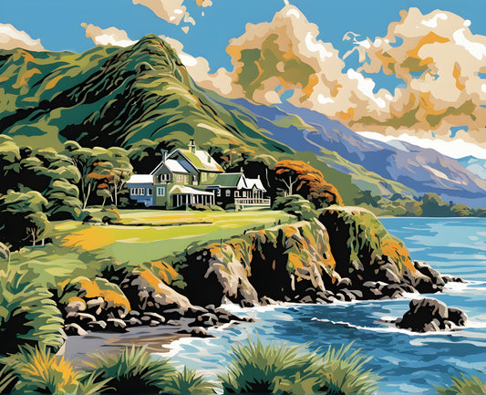 Amazing Places OD (210) - North Island, New Zealand - Van-Go Paint-By-Number Kit