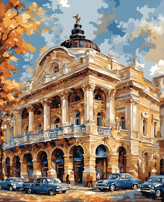 Odessa Theater Of Opera And Ballet (2) - Van-Go Paint-By-Number Kit