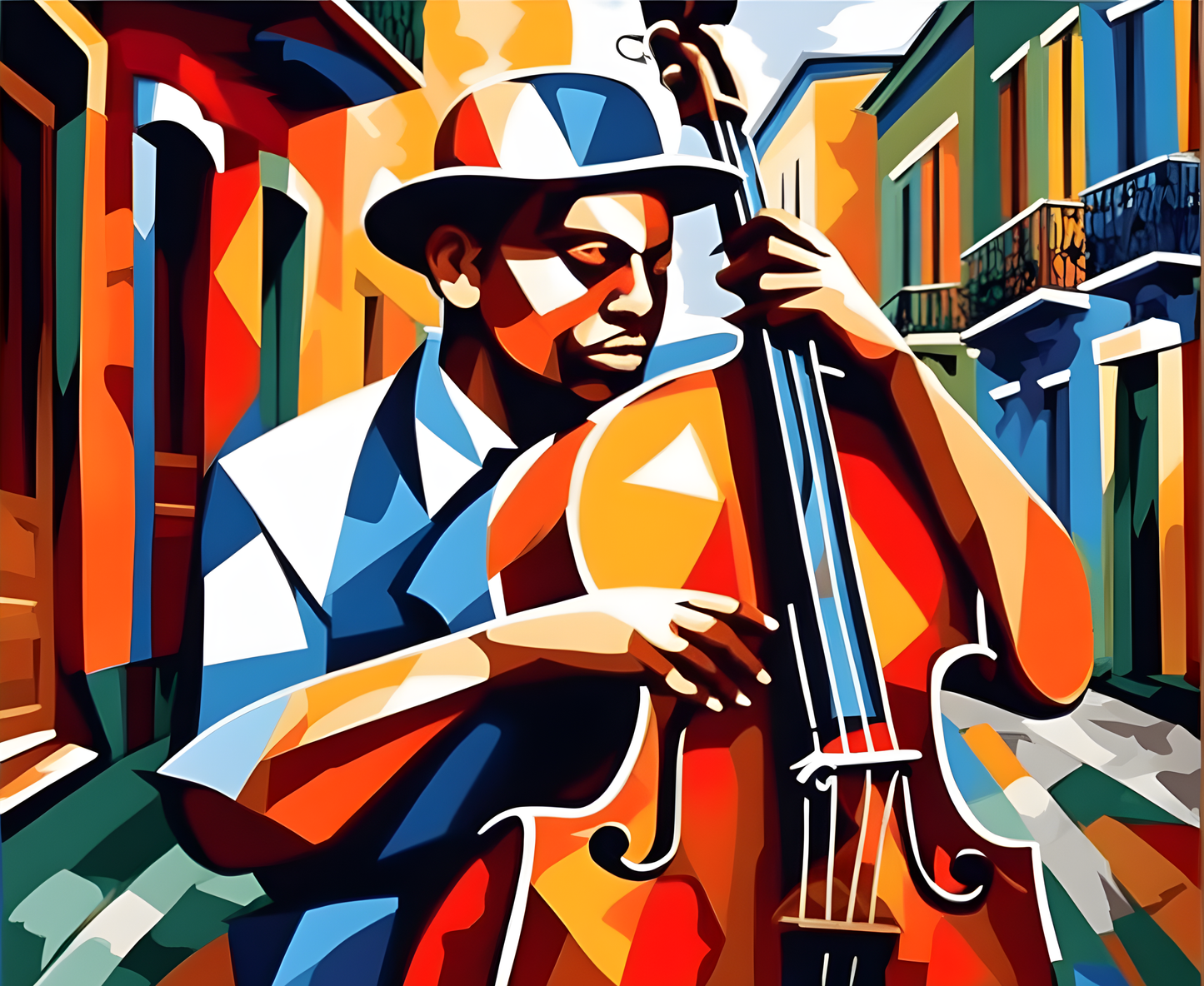 New Orleans Jazz (4) - Van-Go Paint-By-Number Kit