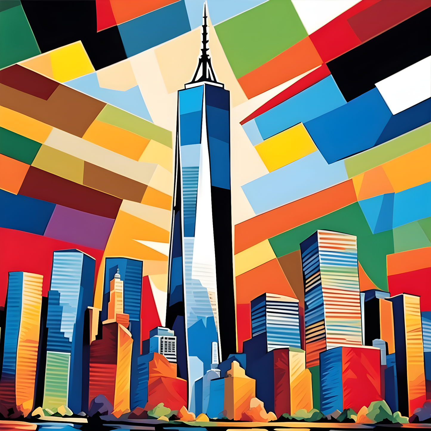 One World Trade Center (6) - Van-Go Paint-By-Number Kit