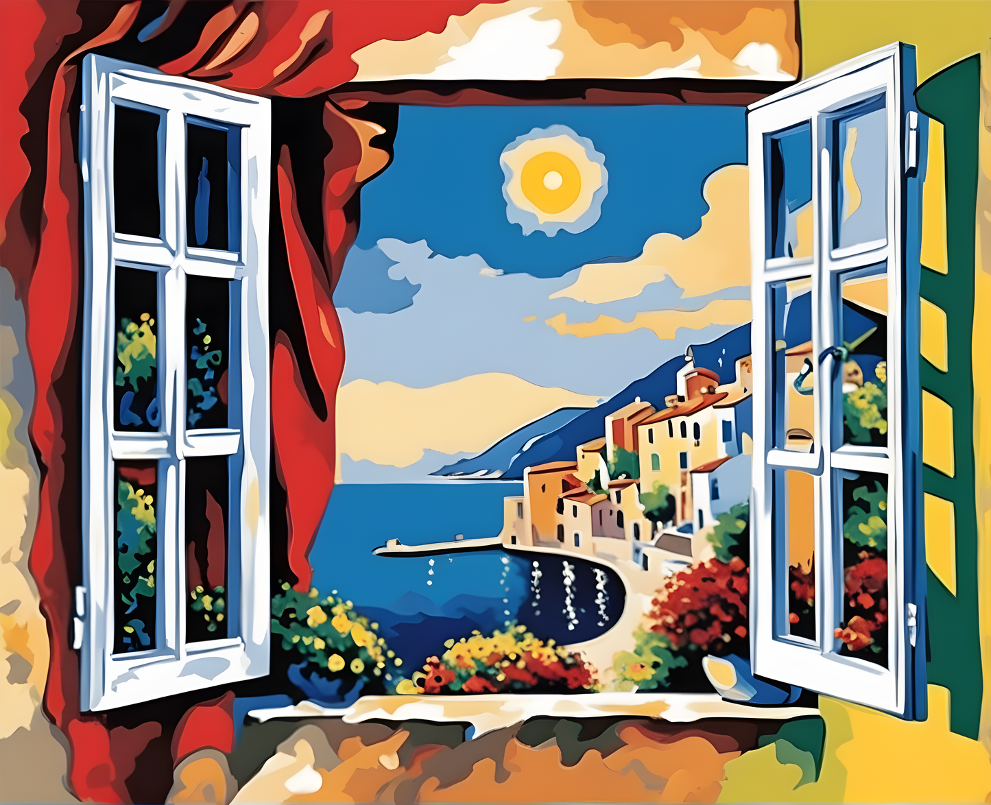 Open Window (2) - Van-Go Paint-By-Number Kit