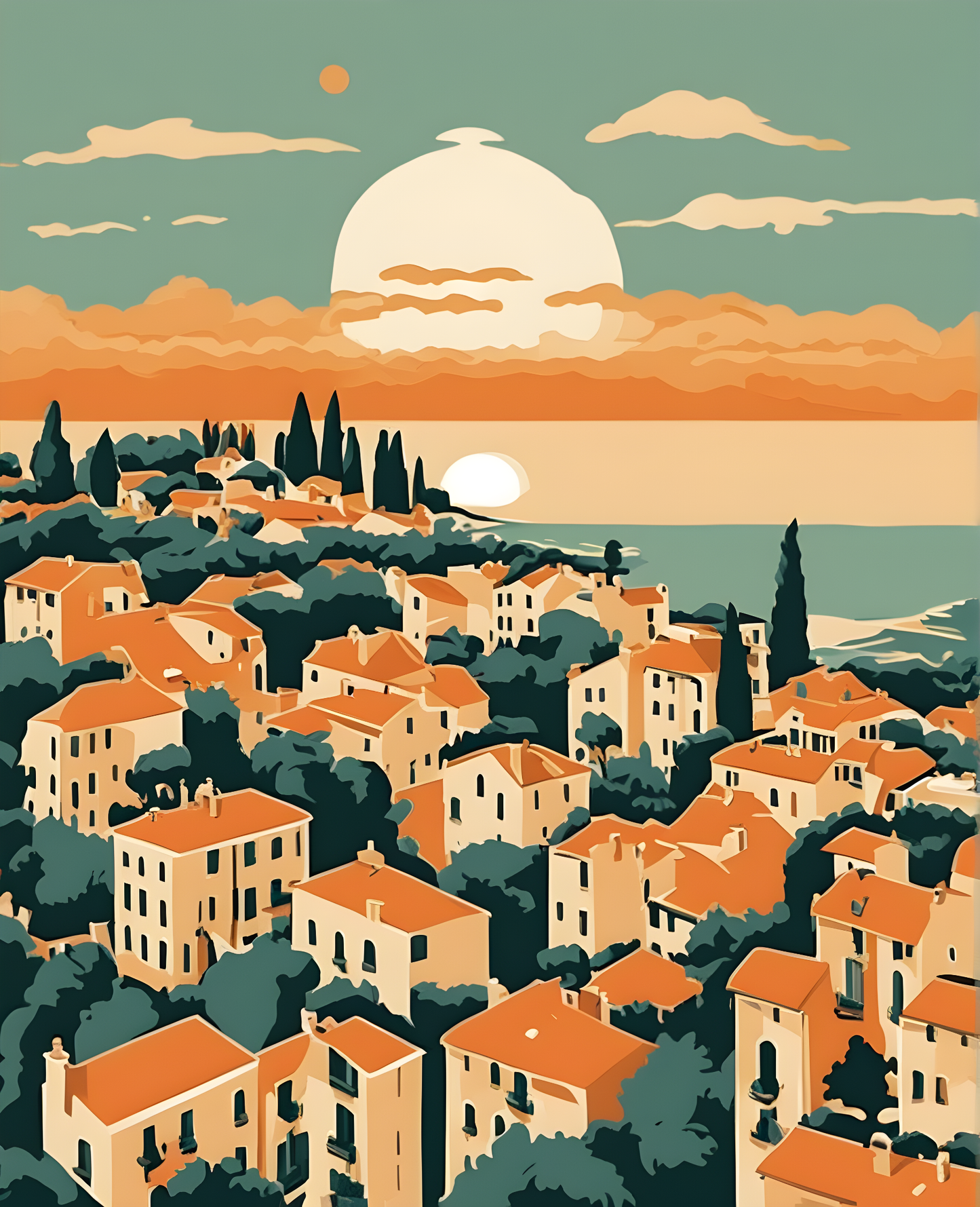 Orange County (2) - Van-Go Paint-By-Number Kit