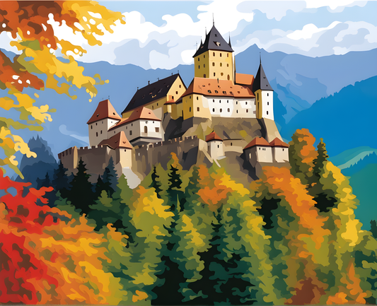 Castles OD - Orava Castle, Slovakia (62) - Van-Go Paint-By-Number Kit