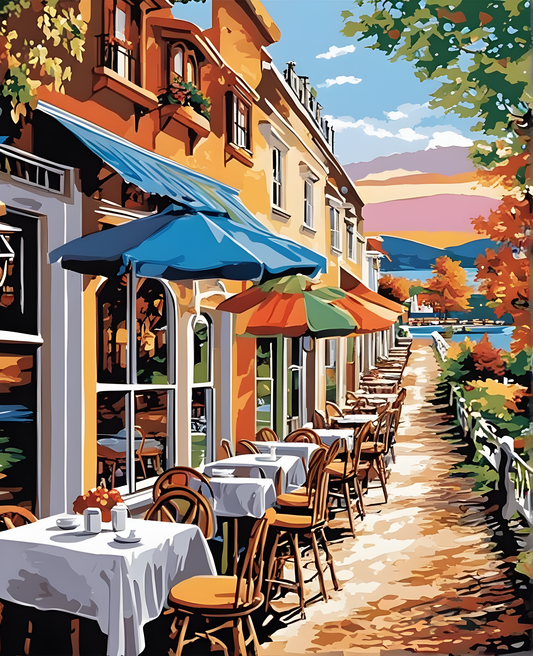 Overlook Café (1) - Van-Go Paint-By-Number Kit