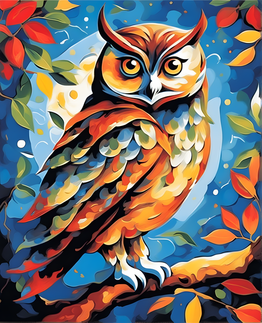 Owls Collection PD (35) - Van-Go Paint-By-Number Kit