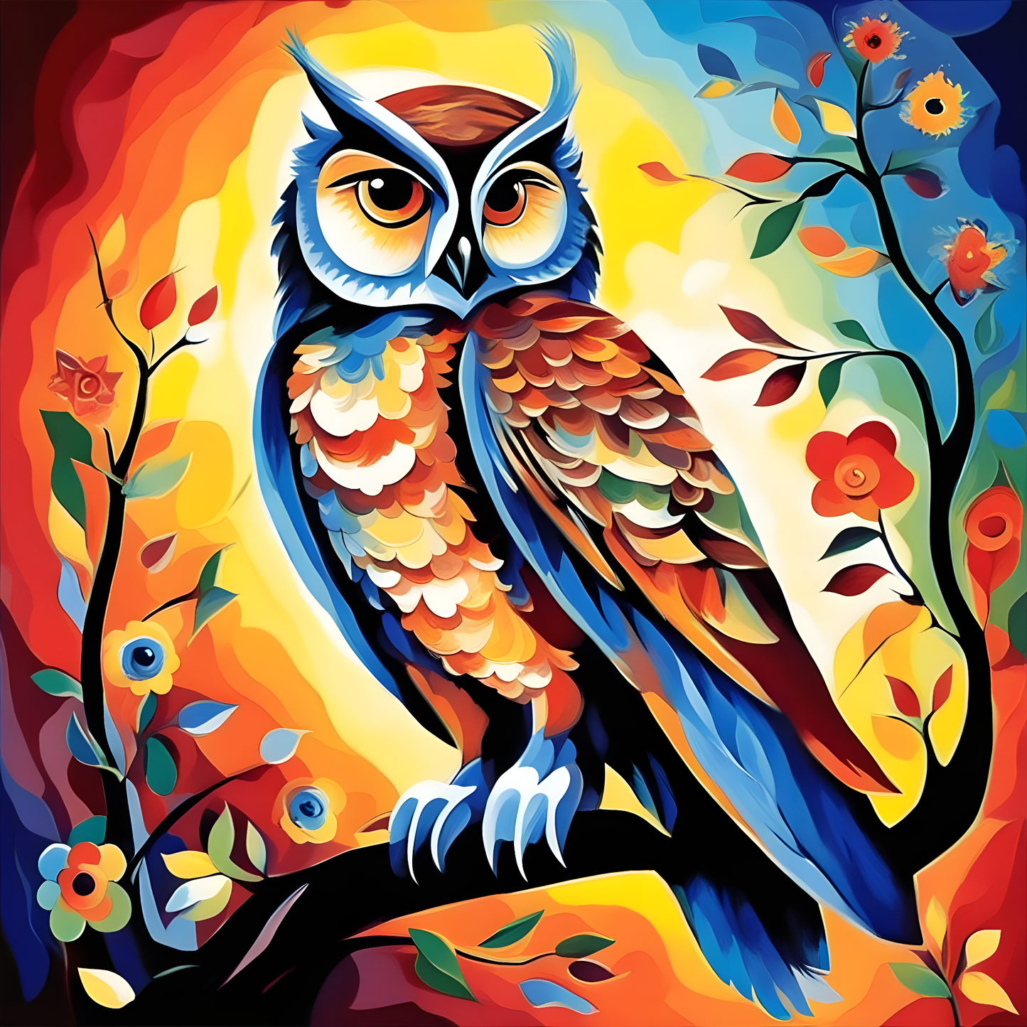 Owls Collection PD - (27) - Van-Go Paint-By-Number Kit