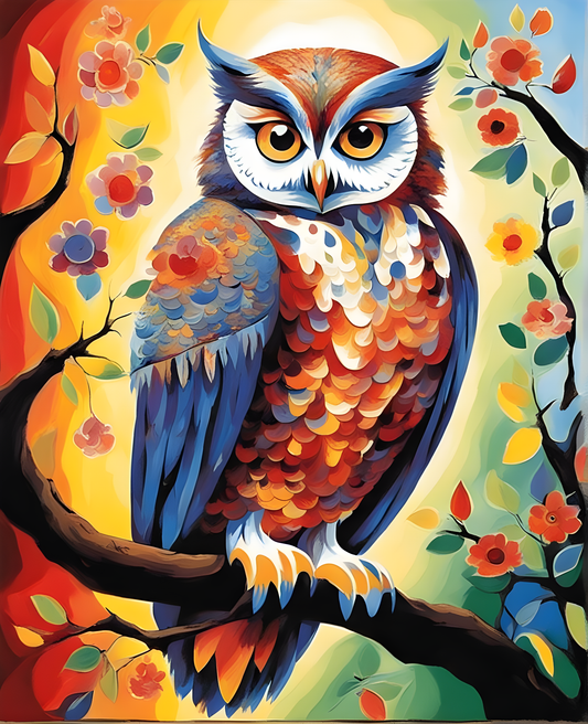 Owls Collection PD (1) - Van-Go Paint-By-Number Kit
