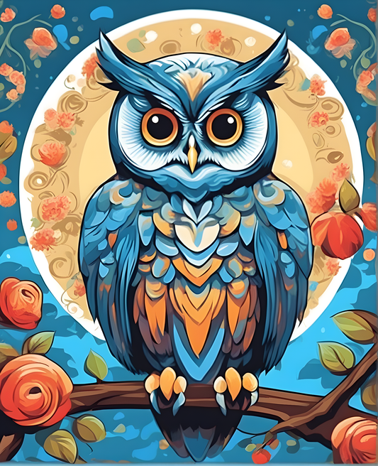 Owls Collection PD (36) - Van-Go Paint-By-Number Kit