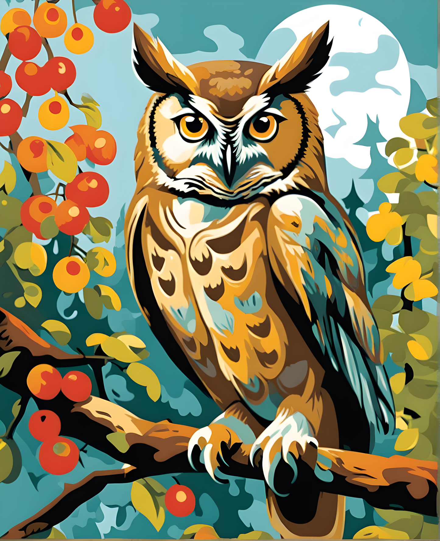 Owls Collection PD (34) - Van-Go Paint-By-Number Kit