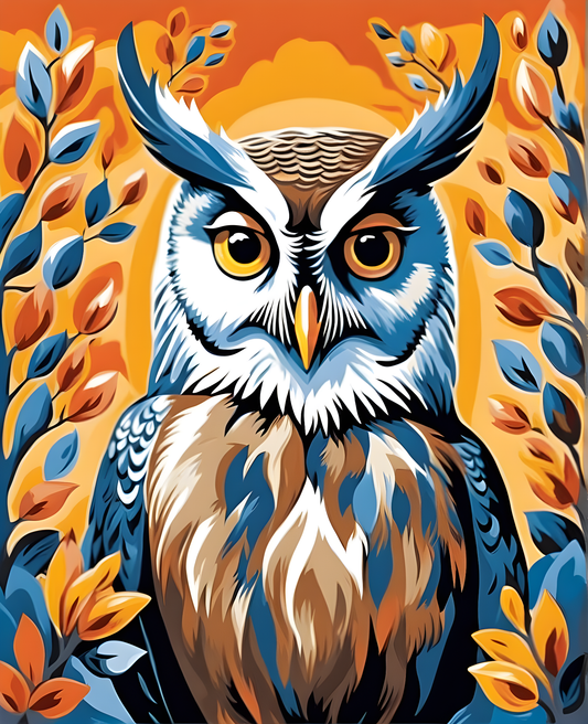 Owls Collection PD (33) - Van -Go Paint-By-Number Kit