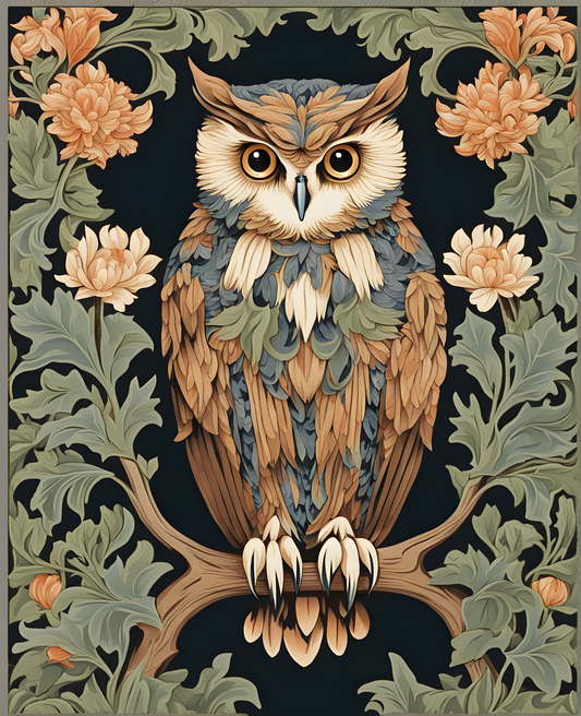 Owls Collection PD (5) - Van-Go Paint-By-Number Kit