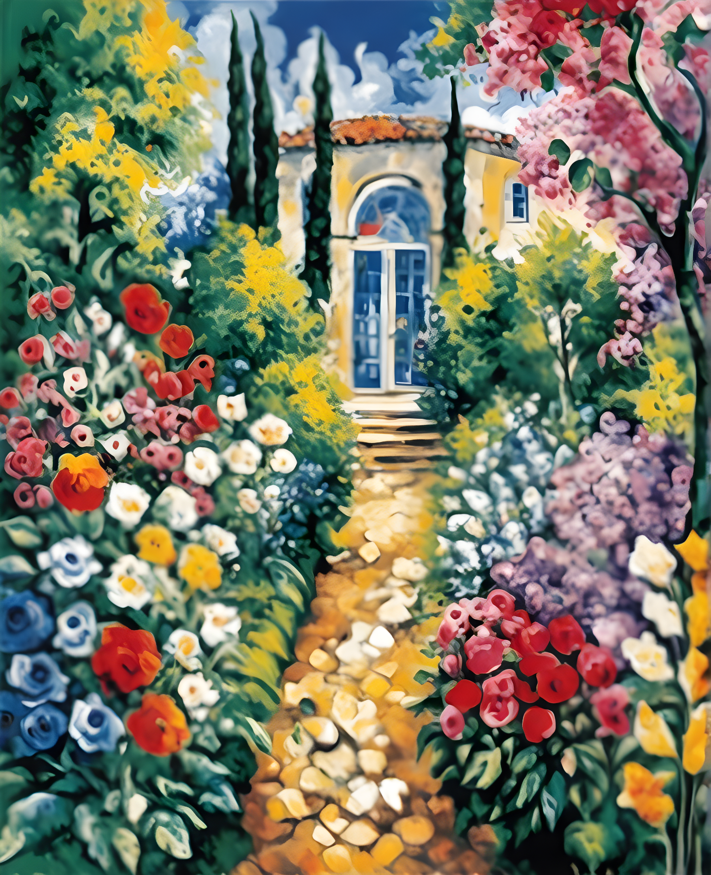 Paradisal Garden (2) - Van-Go Paint-By-Number Kit