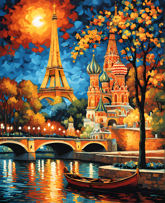 From Paris to Moscow PD (1) - Van-Go Paint-By-Number Kit