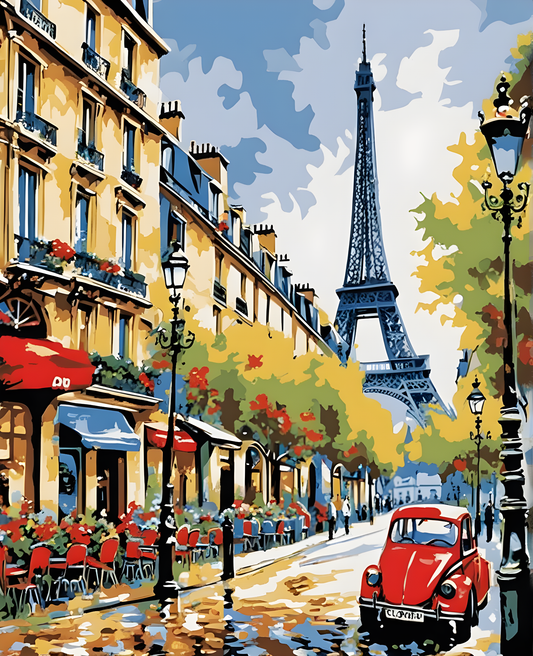 Paris Collection OD (25) - Van-Go Paint-By-Number Kit