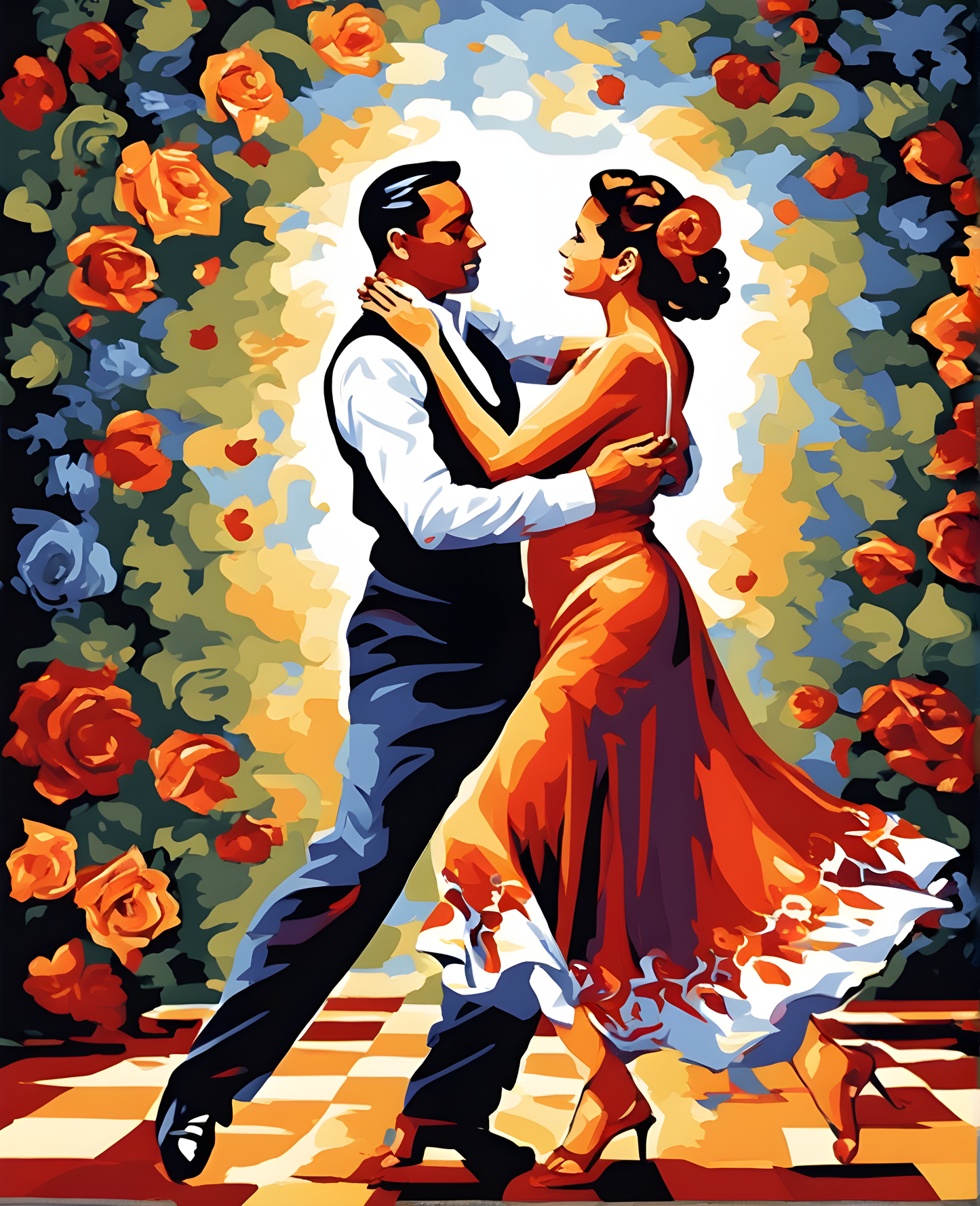 Passionate Tango (2) - Van-Go Paint-By-Number Kit
