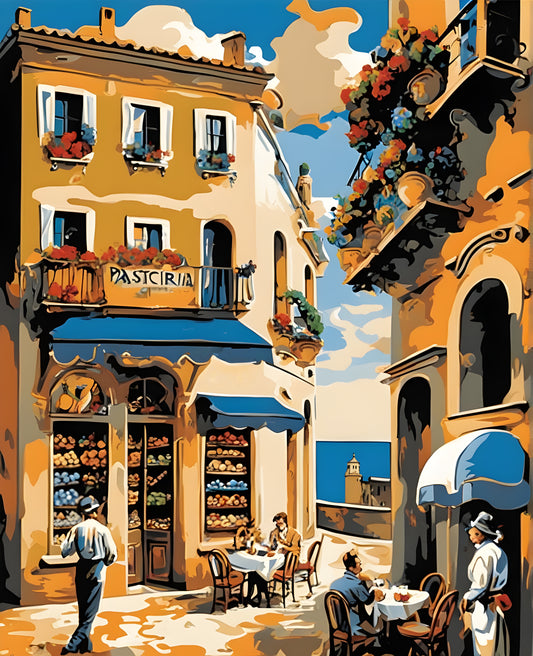 Pasticceria (2) - Van-Go Paint-By-Number Kit