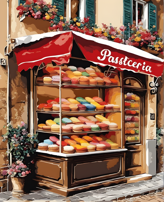 Pasticceria (1) - Van-Go Paint-By-Number Kit