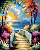 PATH TO SEA (4) - Van-Go Paint-By-Number Kit
