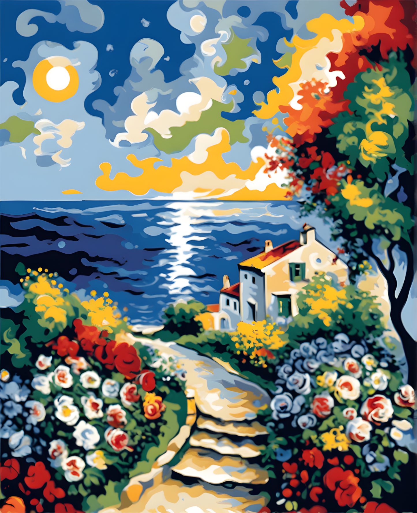 PATH TO SEA (1) - Van-Go Paint-By-Number Kit