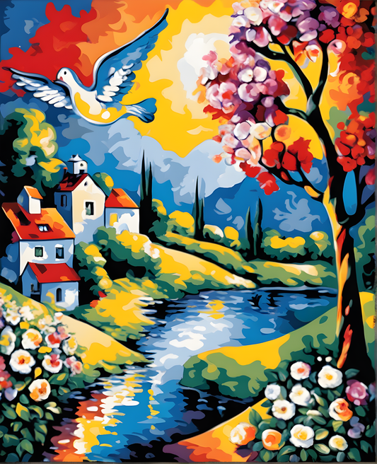 Peace and Tranquility (2) - Van-Go Paint-By-Number Kit