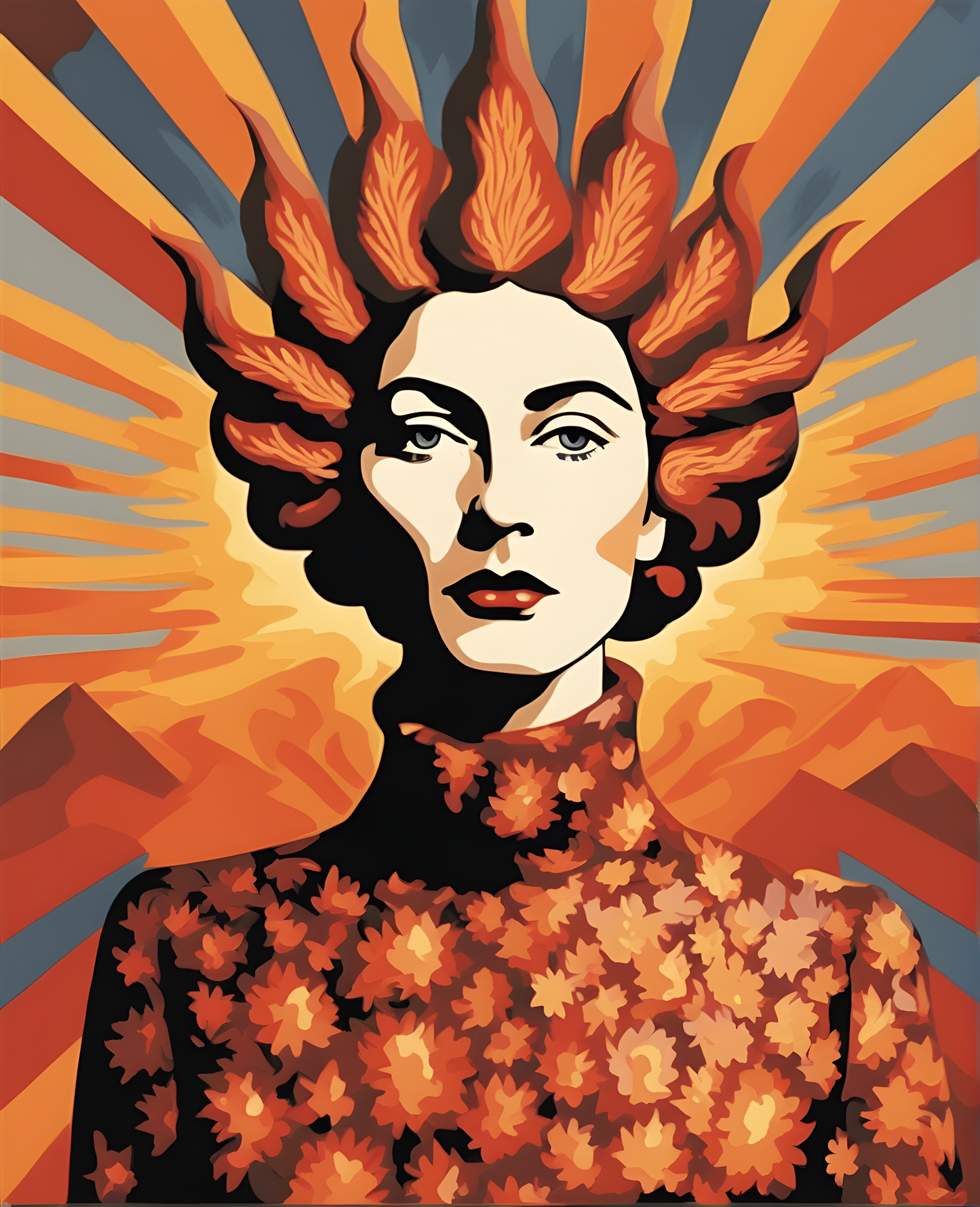 Queen of Fire (4) - Van-Go Paint-By-Number Kit