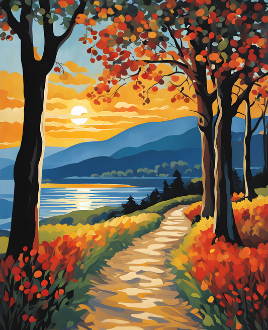 Quiet Path - Van-Go Paint-By-Number Kit