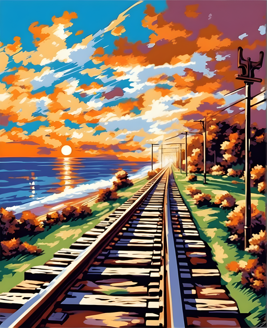 Railroad to Freedom - Van-Go Paint-By-Number Kit