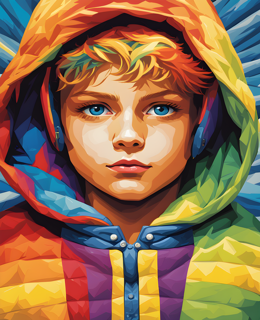 Rainbow Boy - Van-Go Paint-By-Number Kit