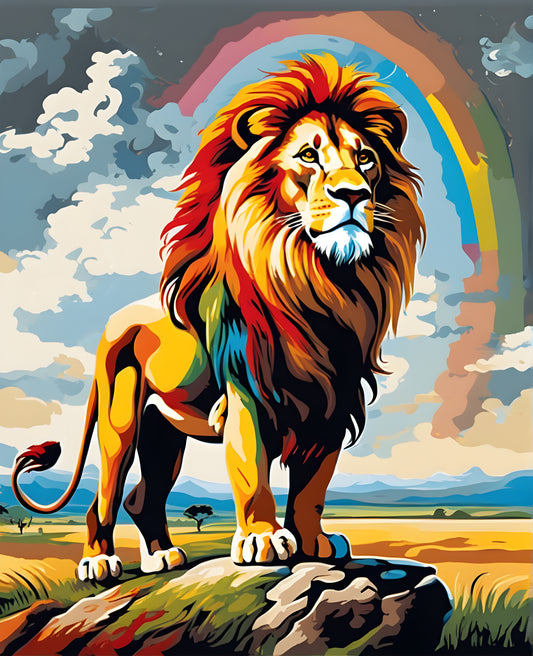 Rainbow King (1) - Van-Go Paint-By-Number Kit