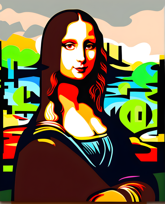 Mona Lisa by Leonardo da Vinci Collection PD (7) - Van-Go Paint-By-Number Kit