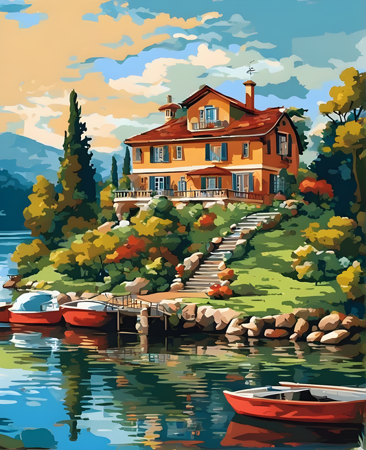 Riverside Dream House PD - Van-Go Paint-By-Number Kit
